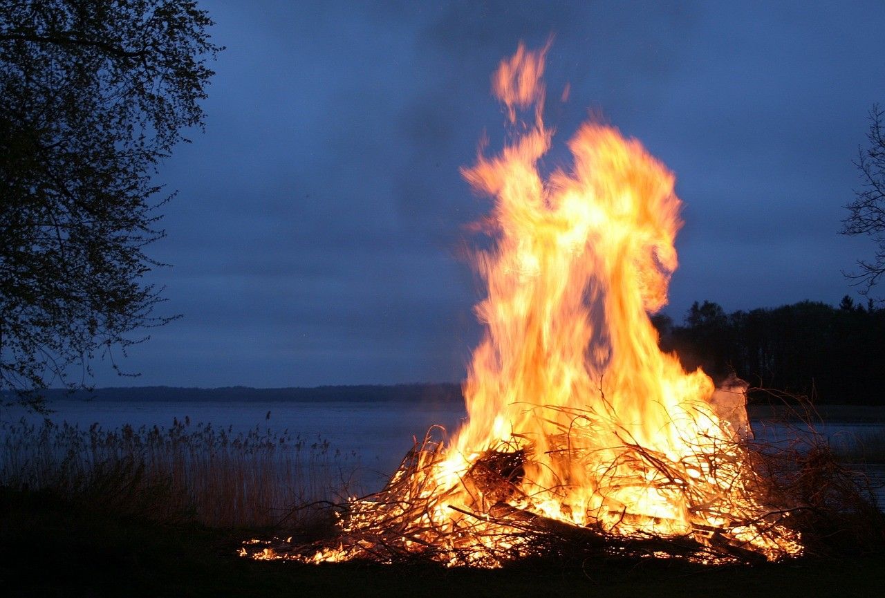Easter bonfire